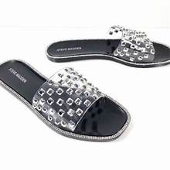 CLEARANCE !  STEVE MADDEN Jynn Slide Sandals 9 - Picture 1 of 6